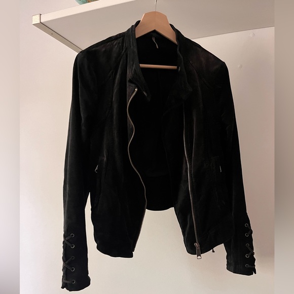 Free People Lacey velvet moto jacket - Picture 5 of 6